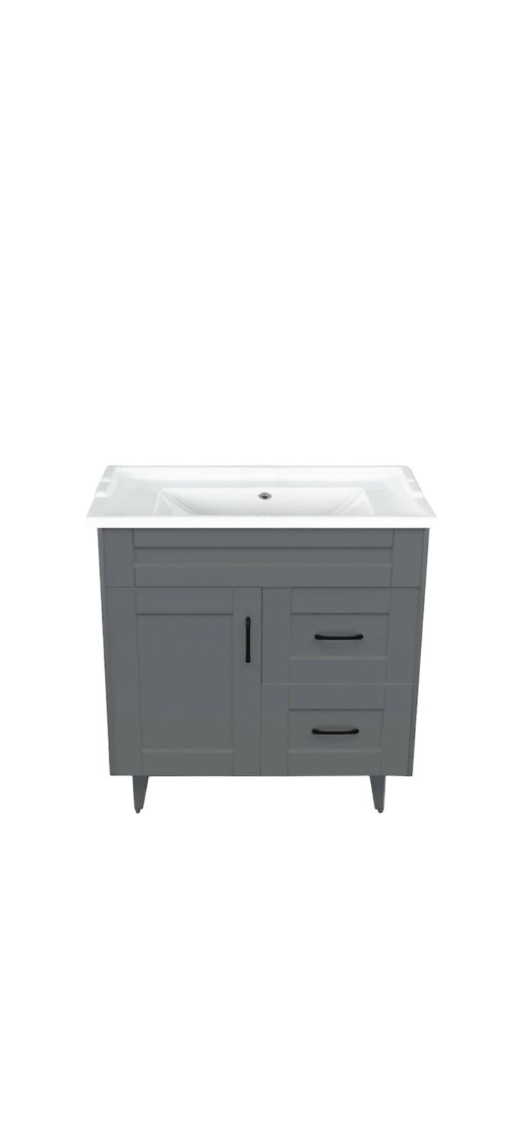 VANITORIO DELUXE 80X47 GRIS