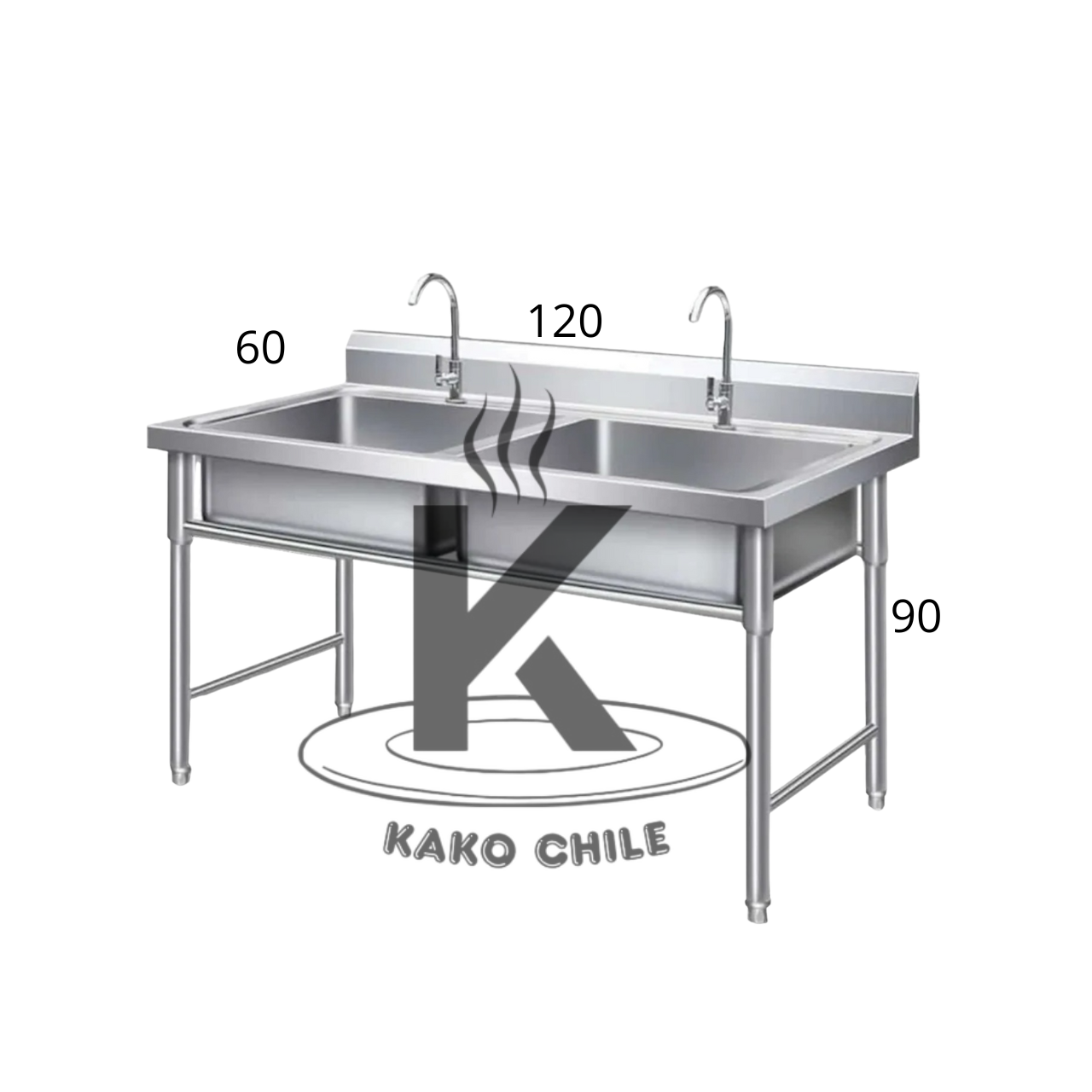 LAVAFONDO 120X60X90 DOBLE