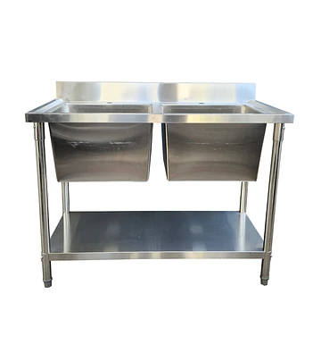 LAVAFONDO ACERO 120X60X90 DOBLE PROFUNDO